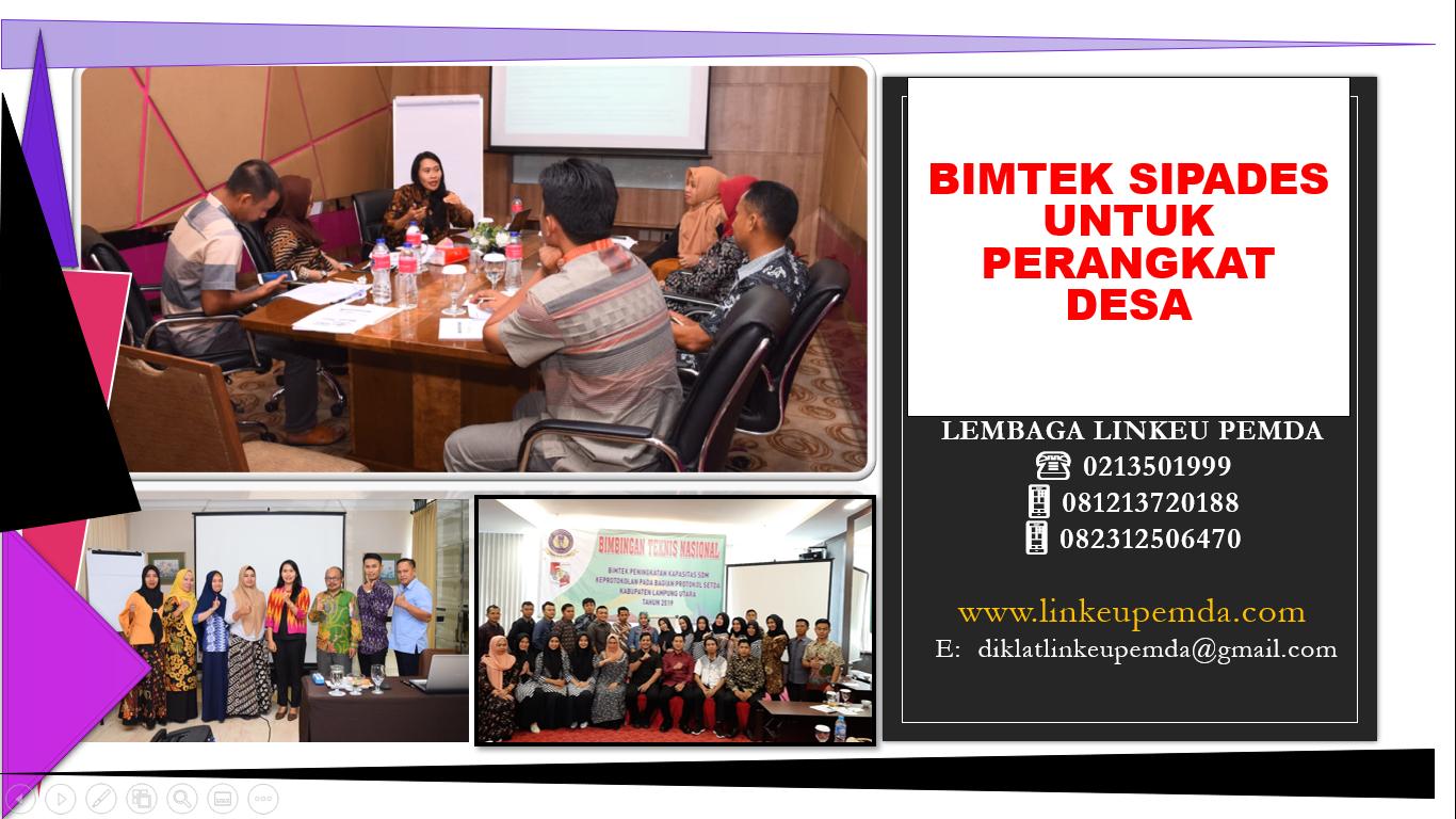 Bimtek Sipades Untuk Perangkat Desa