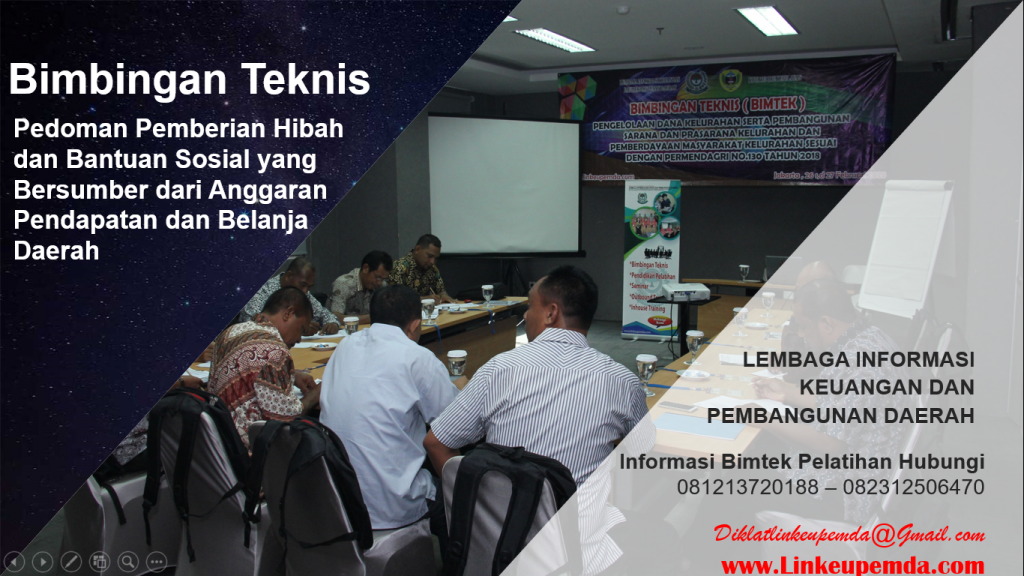 Bimtek Pedoman Pemberian Hibah dan Bantuan Sosial ( BANSOS )