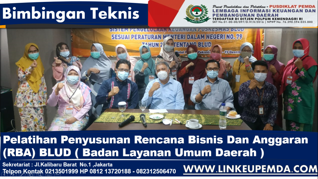 Pelatihan Penyusunan Rencana Bisnis Dan Anggaran (RBA) BLUD