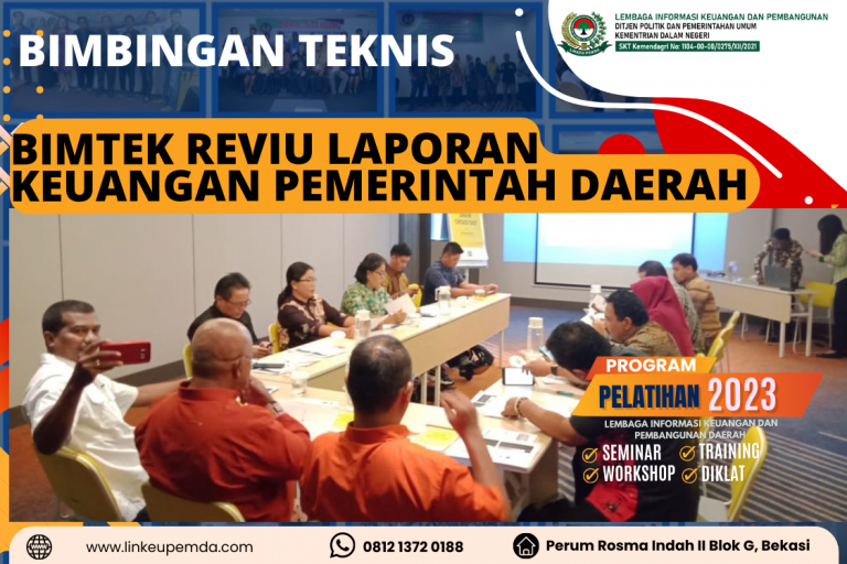 Jadwal Bimtek Reviu Laporan Keuangan Pemerintah Daerah 2023/2024 ...