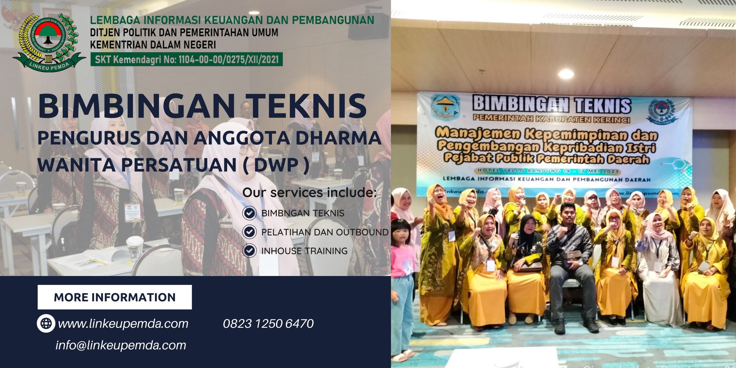 Bimtek Pengurus dan Anggota Dharma Wanita Persatuan ( DWP )