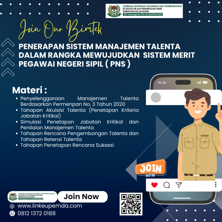 Bimtek Manajemen Talenta Pegawai Negeri Sipil ( PNS ) - BIMTEK LINKEUPEMDA