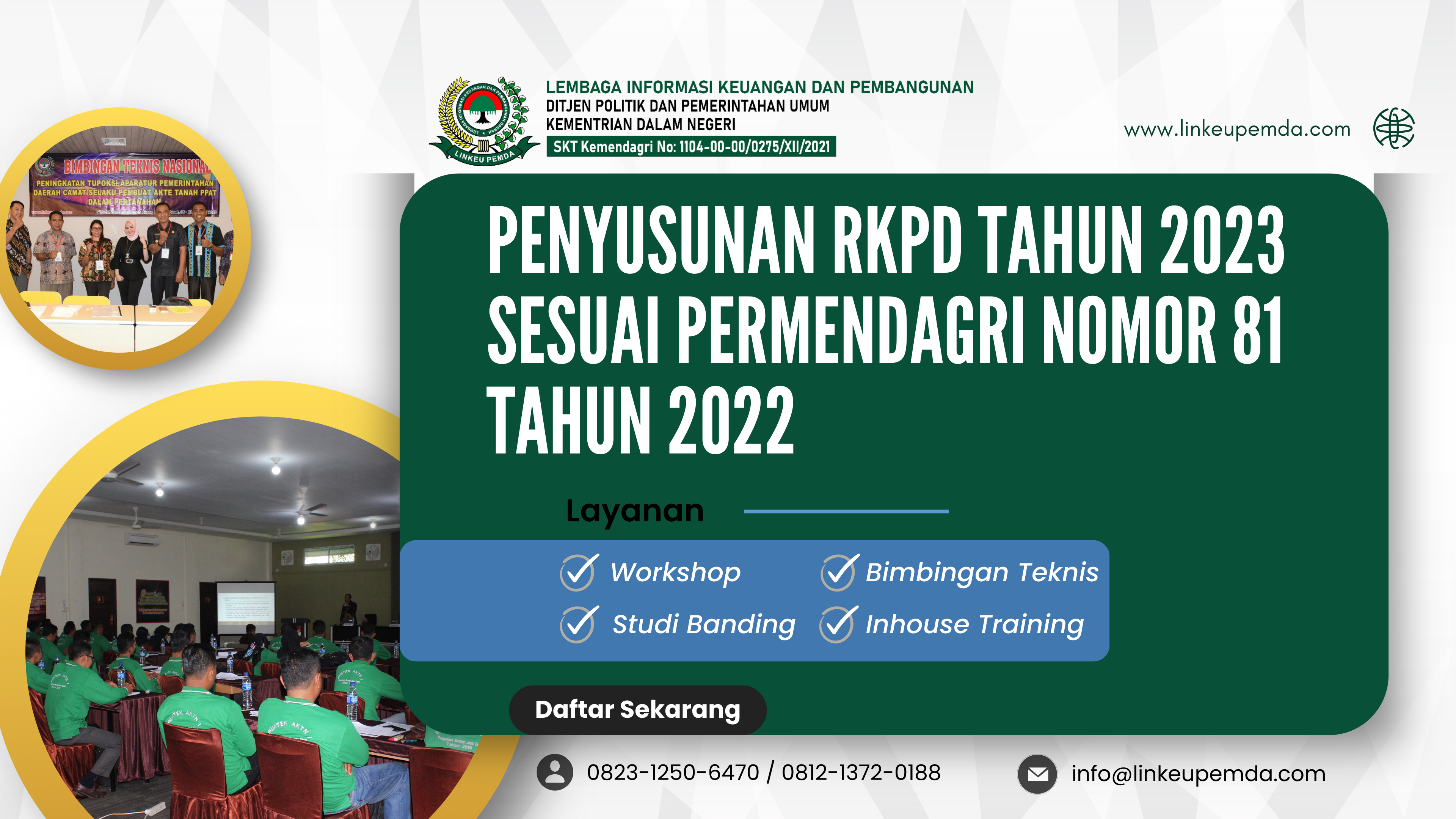 BIMTEK PENYUSUNAN RKPD TAHUN 2023 SESUAI PERMENDAGRI NOMOR 81 TAHUN 2022