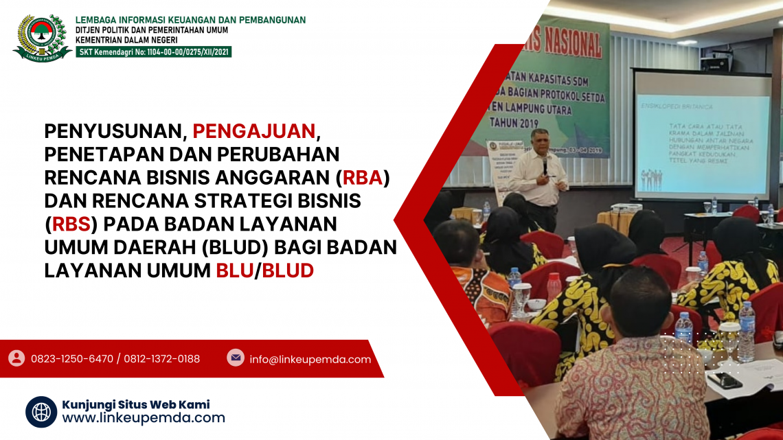 Bimtek Penyusunan, Pengajuan, Penetapan Dan Perubahan Rencana Bisnis ...