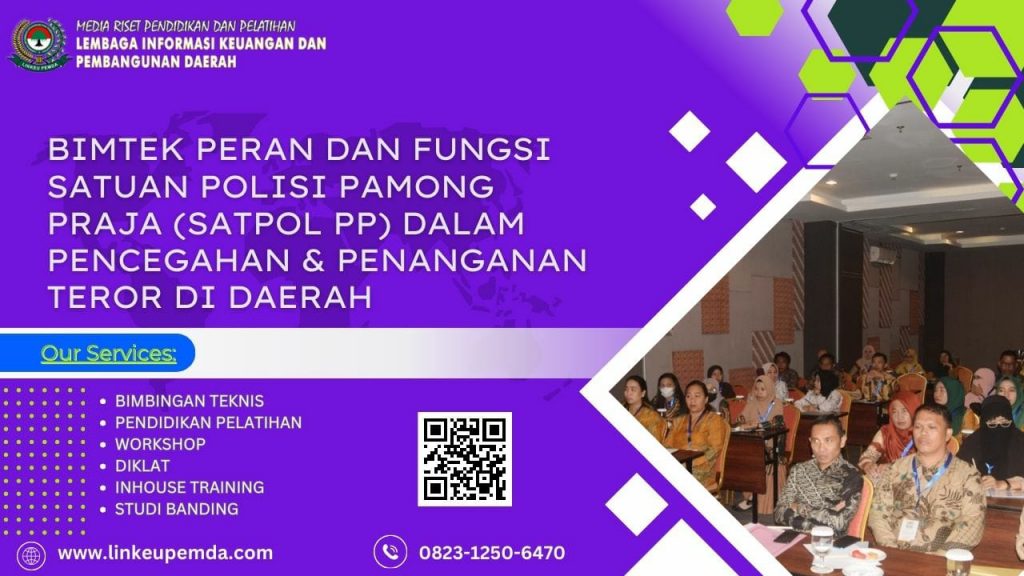 BIMTEK PERAN DAN FUNGSI SATUAN POLISI PAMONG PRAJA (SATPOL PP) DALAM PENCEGAHAN