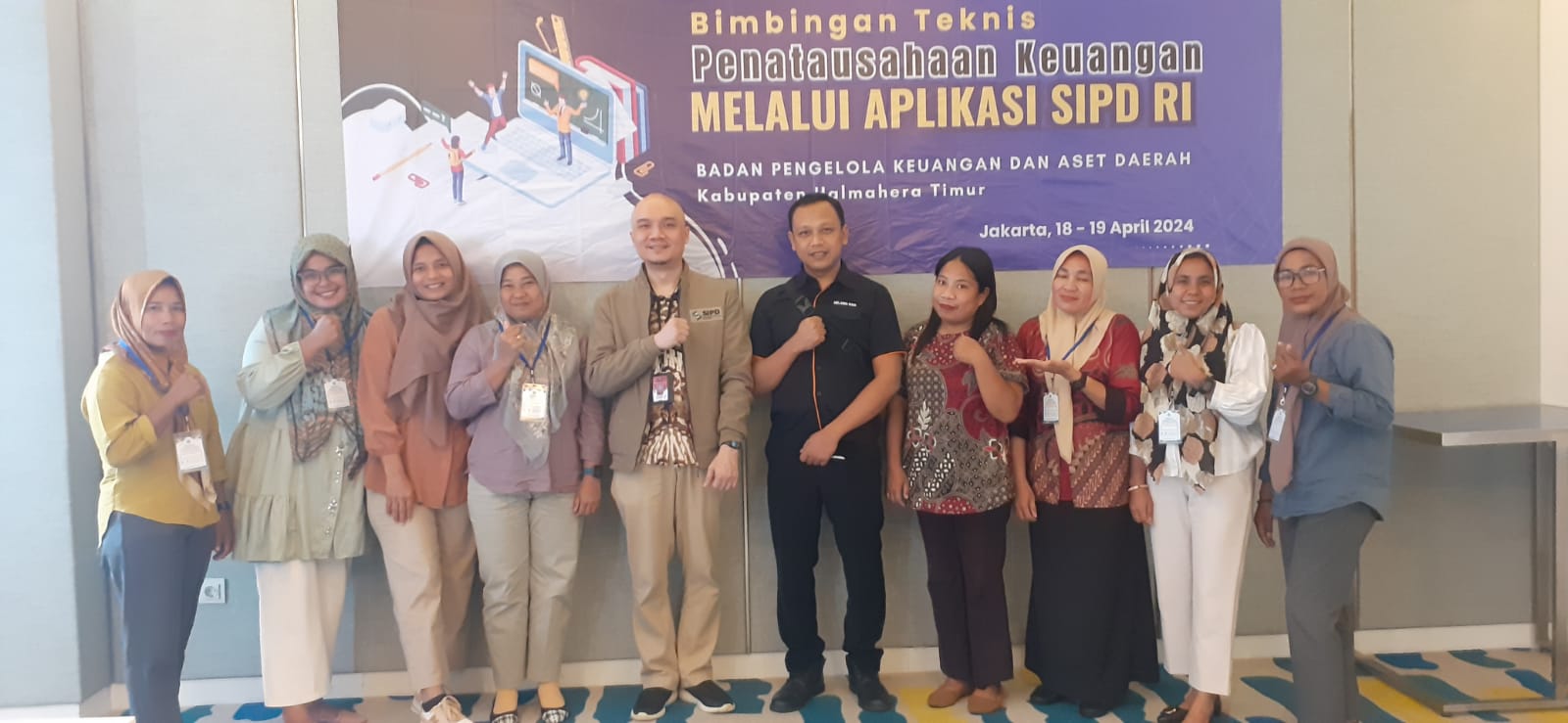 Bimbingan Teknis Penatausahaan Keuangan Melalui Aplikasi SIPD RI BPKAD Halmahera Timur