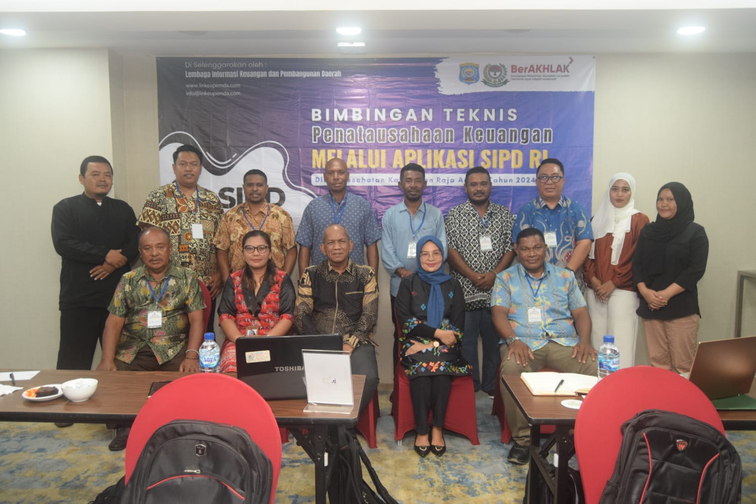 Bimbingan Teknis Penatausahaan Keuangan Melalui Aplikasi SIPD RI, Dinkes Pemerintah Kabupaten Raja Ampat Tahun 2024