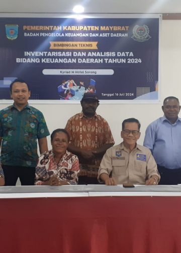 Bimbingan Teknis Inventarisasi dan Analisis Data Bidang Keuangan Daerah Tahun 2024, BPKAD Pemerintah Kabupaten Maybrat